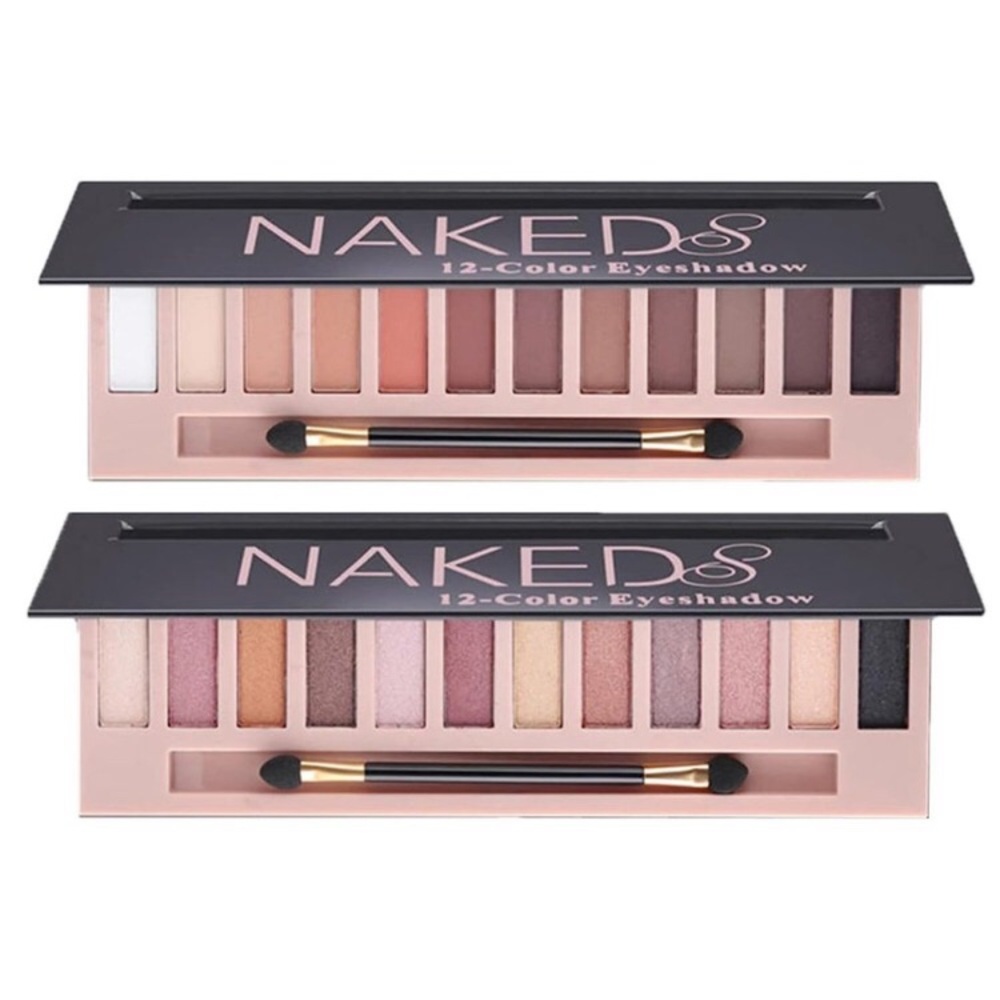 2 Pack 12 Colors Makeup - Naked